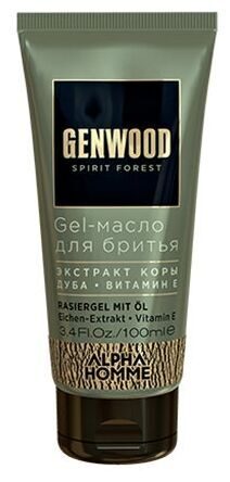 Gel-масло для бритья GENWOOD, 100 мл GW/GO